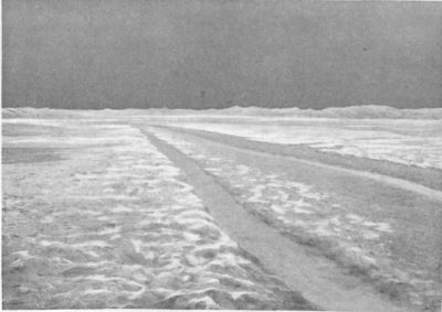 Desert covered with Gypsum, near Sotag.