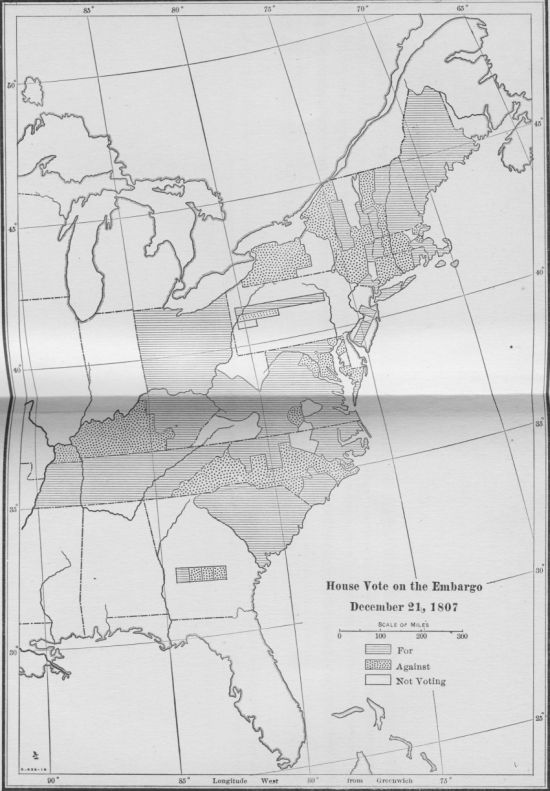 House Vote on the Embargo, December 21, 1807