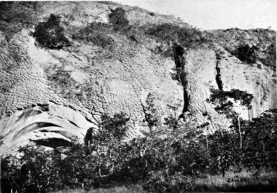 Strange Geometrical Pattern of Lava over Giant Volcanic Dome.