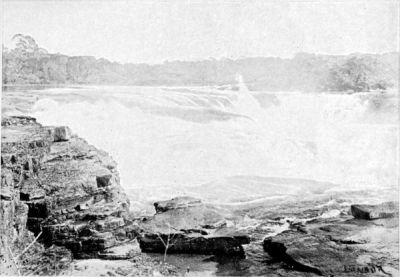 The Upper Terrace of the August Waterfall.