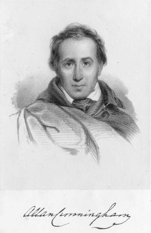 Allan Cunningham.  Lithographed for the Modern Scottish Minstrel, by Schenck & McFarlane.