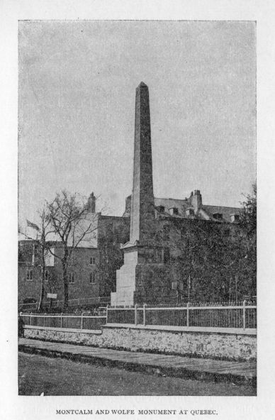 Montcalm and Wolfe monument at Quebec.