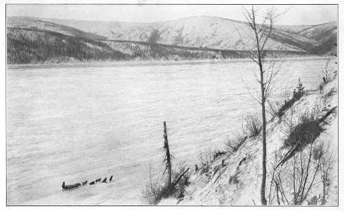 The wind-swept Yukon within the ramparts.