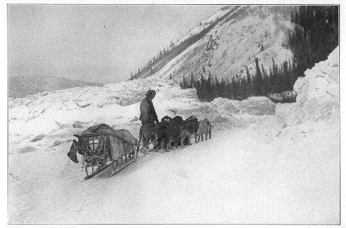 Rough ice on the Yukon.