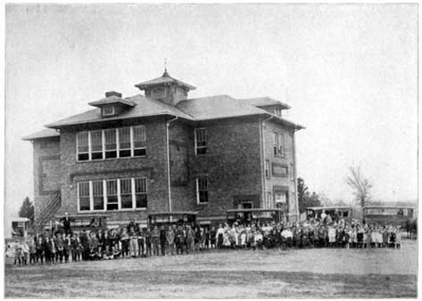 An old school building