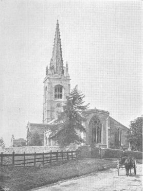 Yaxley Church from the S.E.  From photo. by Rev. E. H. Brown