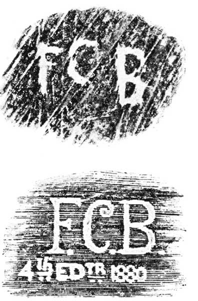 F. C. BURNAND'S INITIALS.