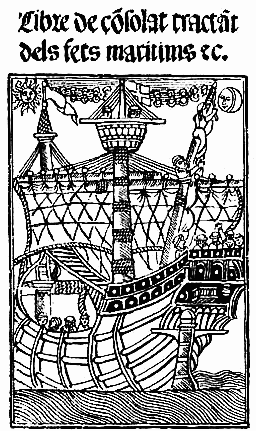 Del libro del consulado, tratado de los hechos maritimos, etc. (Barcelona, 1502).