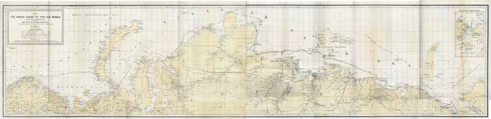 Map of the North Coast of the Old World from Norway to Behring's     Straits,