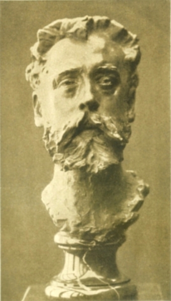 Bust by Rodin W.E. HENLEY