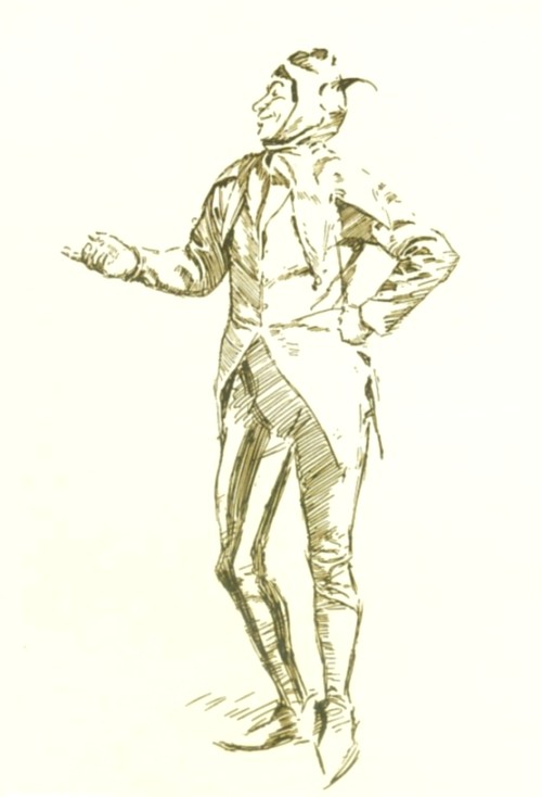 Drawing by Himself PHIL MAY IN CAP AND BELLS