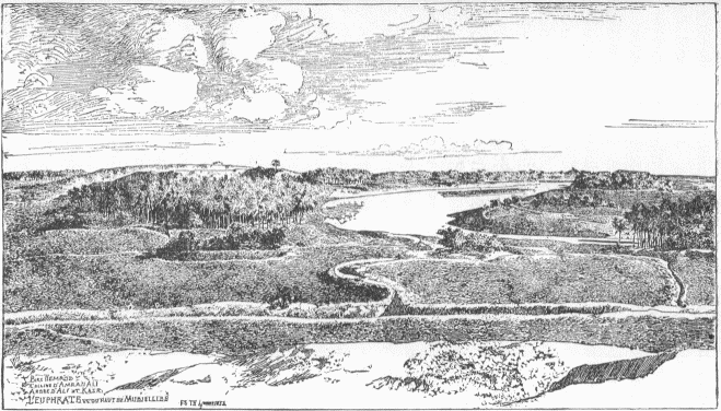 3.—VIEW OF EUPHRATES NEAR THE RUINS OF BABYLON. (Babelon.)