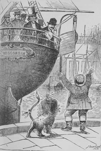 LEAVING LIVERPOOL.—GEORGE BIDWELL'S FAREWELL TO JOHN BULL.