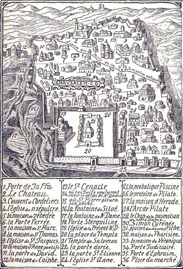 Plan of Jerusalem