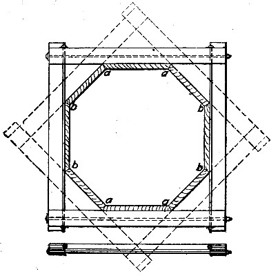 Fig. 188.—Form for Octagonal Column for a Warehouse, Chicago, Ill.