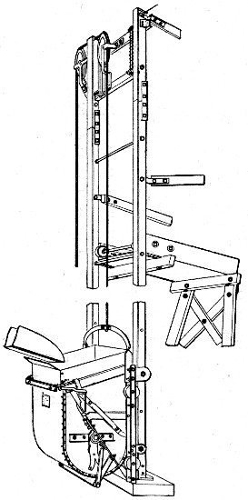 Fig 214.—Bucket Hoist for Building Work (Wallace-Lindesmith).