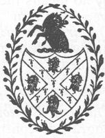 Armorial Book-stamp of the Rev. C.M. Cracherode.