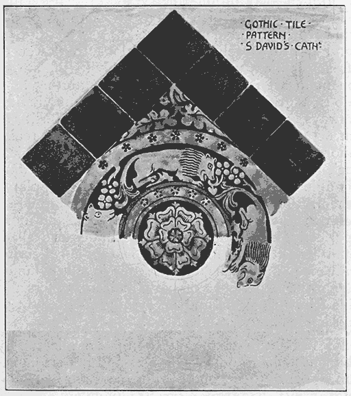 Gothic Tile Pattern S. David's Cath^l.