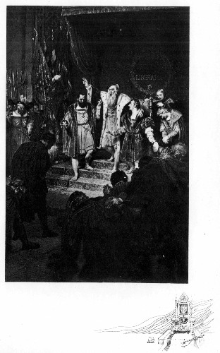 Gustavus I (Vasa) addressing his last meeting of the Estates