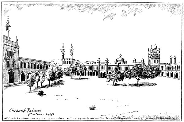 Chepauk Palace. (Southern half)