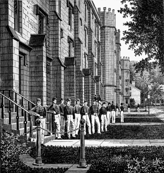 THE BARRACKS. (Photographed by G. W. Pack.)