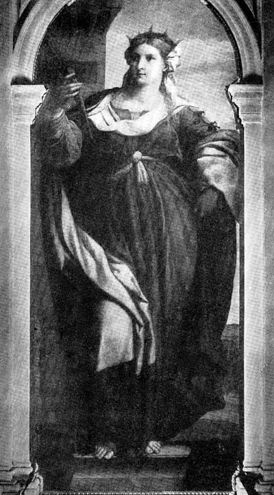 Fig. 7. St. Barbara. Palma Vecchio. Santa Maria Formosa, Venice