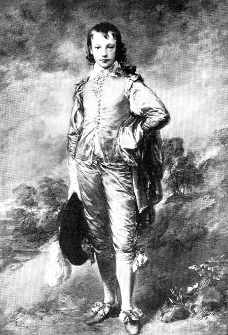 Fig. 46. The Blue Boy. Gainsborough. Private Gallery, Henry Huntington, Los Angeles, California