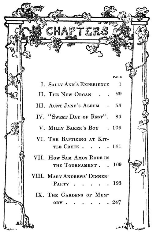 Table of Contents