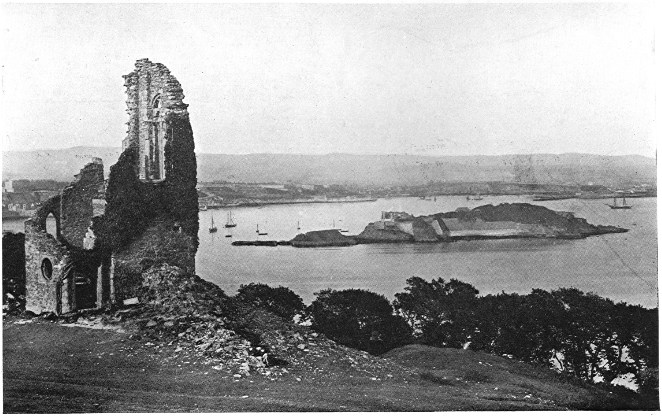 Photograph of Plymouth Harbour.