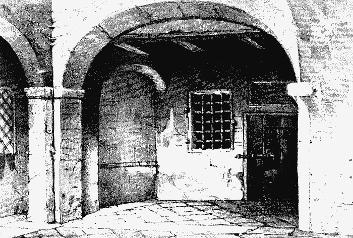 The Prison Called Tasso's Cell, in the Hospital of Santa Anna, at Ferrara.