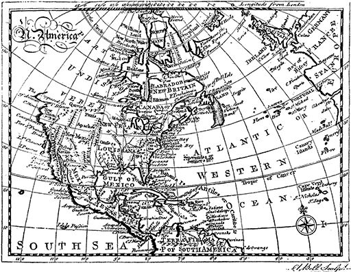 North America as It Was Known in 1768