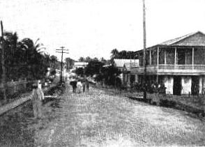 A STREET IN SANTURCE—A SUBURB OF SAN JUAN.