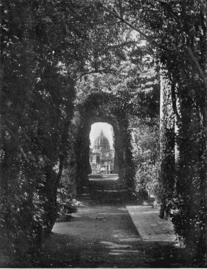 View through the Key-hole of the Gate of the Villa of the Knights of Malta