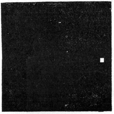 Fig. 26. Effect of pasteurizing on germ content of milk. Black square represents bacteria of raw milk; small white square, those remaining after pasteurization.