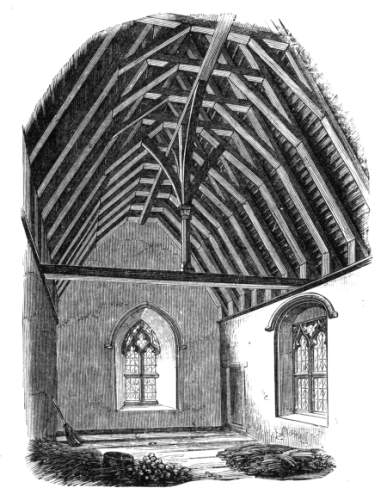 THE UPPER CHAMBER OR SOLAR AT SUTTON COURTENAY MANOR-HOUSE.