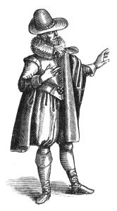 CIVIL COSTUME ABOUT 1620.