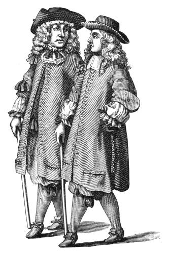 ORDINARY DRESS OF GENTLEMEN IN 1675