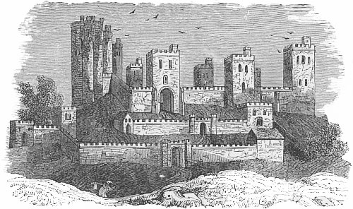 PONTEFRACT CASTLE, KING RICHARD'S PRISON.