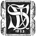 Uitgeverslogo: S.V. 1833.