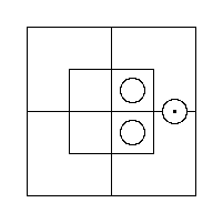 Diagram representing all y prime are m prime