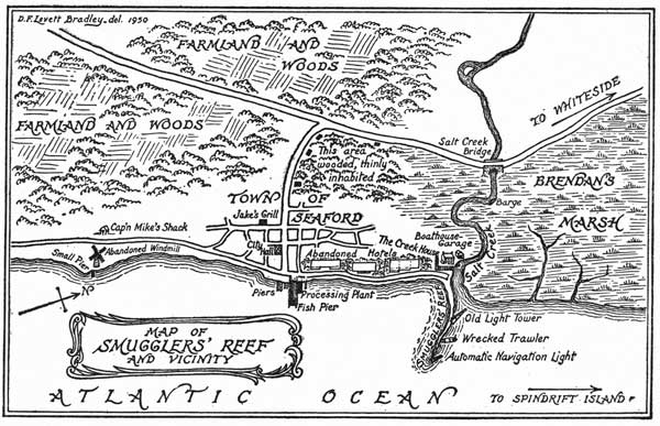 MAP OF SMUGGLERS' REEF AND VICINITY