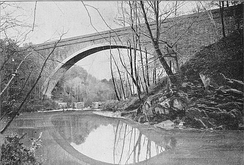 THE CABIN-JOHN BRIDGE—Length of Span, 220 feet; height, 57 feet.