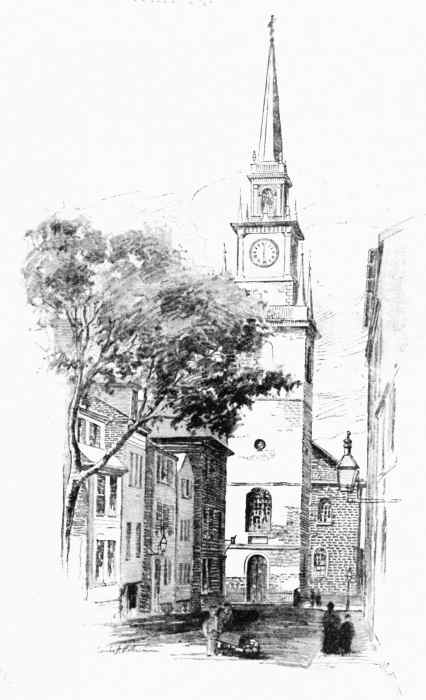 The Old North Church  (From which Paul Revere's signals were displayed.)