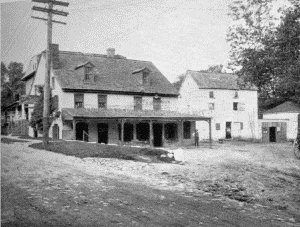 Plate II.  —Old Mermaid Inn, Mount Airy; Old Red Lion Inn.