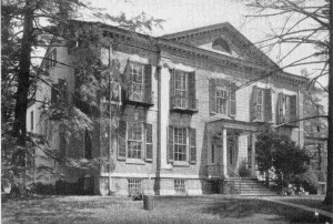 PLATE XIX.—The Highlands, Skippack Pike, Whitemarsh. Erected in 1796 by Anthony Morris.