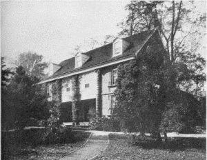 PLATE XX.—Bartram House, Kingsessing, West Philadelphia. Erected in 1730-31 by John Bartram; Old Green Tree Inn, 6019 Germantown Avenue, Germantown. Erected in 1748.