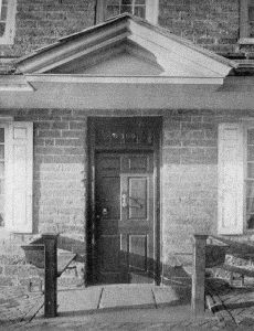 Plate XXII.—Hooded Doorway, Johnson House, Germantown; Hooded Doorway, Green Tree Inn.