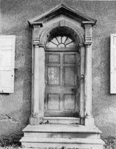 Plate XXVI.—Doorway, 5200 Germantown Avenue; Doorway, 4927 Frankford Avenue.