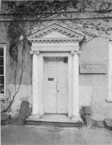 Plate XXXII.—Doorway, Solitude, Fairmount Park; Doorway Perot-Morris House, 5442 Germantown Avenue.