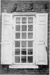 Plate XLV.—Detail of Windows, Combes Alley; Window and Shutters, Cliveden; Window, Bartram House.